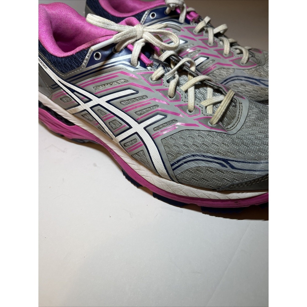 ASICS GT 2000 5 T757N Running Shoes White Pink Women's Size 8.5D - Picture 9 of 15